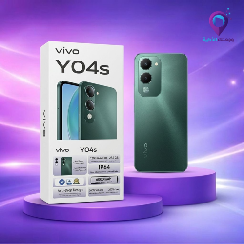 جوال Vivo Y04s بطارية 6000mAh ذاكرة 256GB + 12GB (...