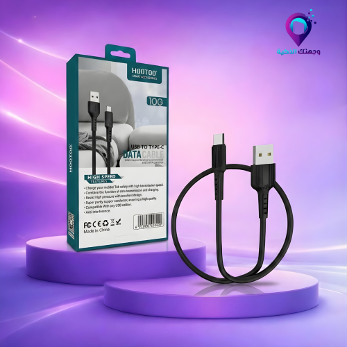 كيبل شحن ونقل بيانات USB إلى Type-C عالي السرعة –...