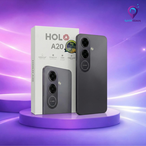 هاتف Holo A20 – شاشة 120Hz، بصمة، 128gb