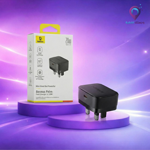 شاحن Baseus Palm السريع 20 واط – Type-C PD (صغير ا...