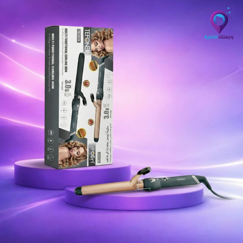 مكواة تجعيد الشعر الاحترافية 3 ثواني – TE-H018