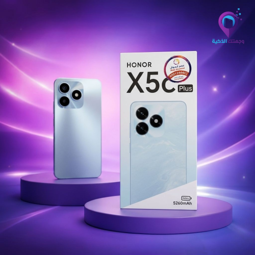 هاتف HONOR X5c Plus سعة 128GB بطارية 5260mAh - وجه...