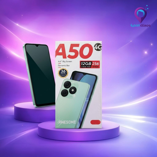 هاتف A50 الذكي 4G – شاشة 6.6 بوصة | ذاكرة 12GB + 2...