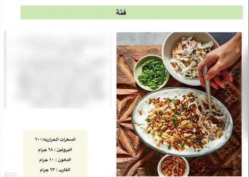 برنامج التغذيه المتكامل (نسخة رمضان)