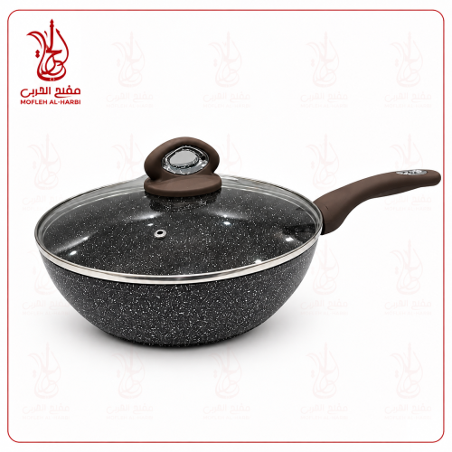 مقلاه جيرانيت غطى زجاج ب مقاسات مختلفة