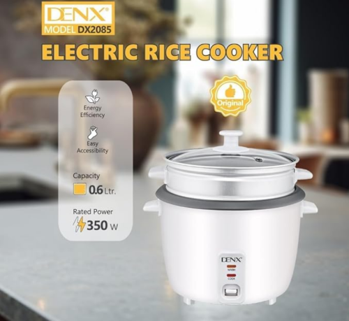 طنجرة الأرز الكهربائية 350واط 0.6لتر من دينكس DX20...