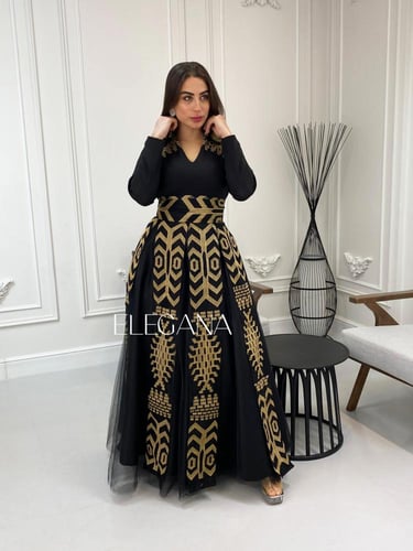 جلابية مميزة بحزام انيق
