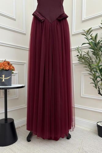 فستان برغاندي ناعم