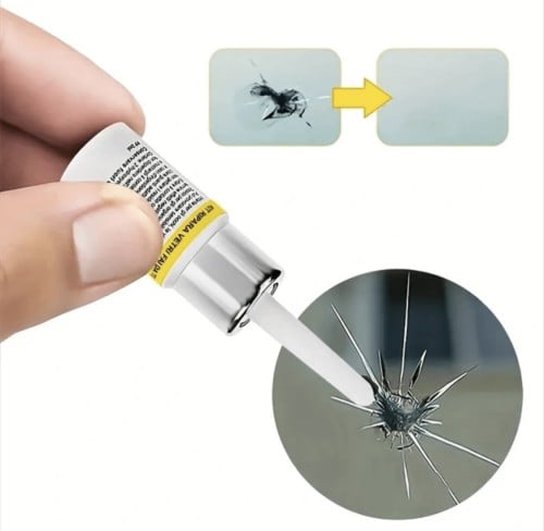 عبوتين من إصلاح الزجاج الأمامي للسيارة لإصلاح الشق...