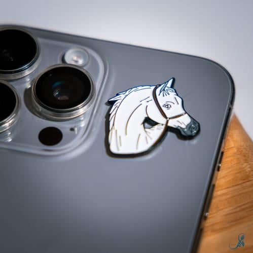 ملصق معدني خيل