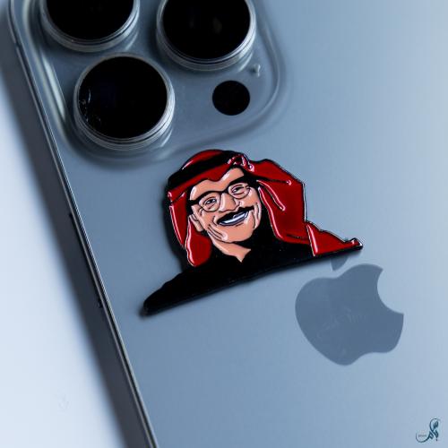 ملصق معدني رابح صقر