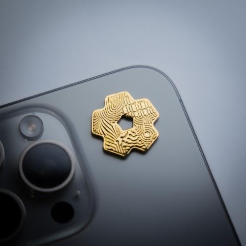 ملصق معدني نيوم GOLD