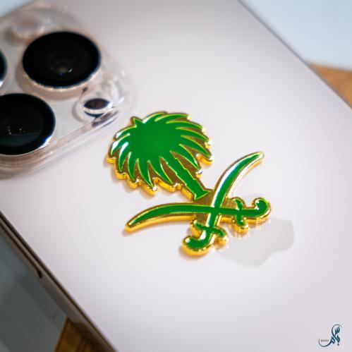 ملصق معدني شعار المملكة GREEN