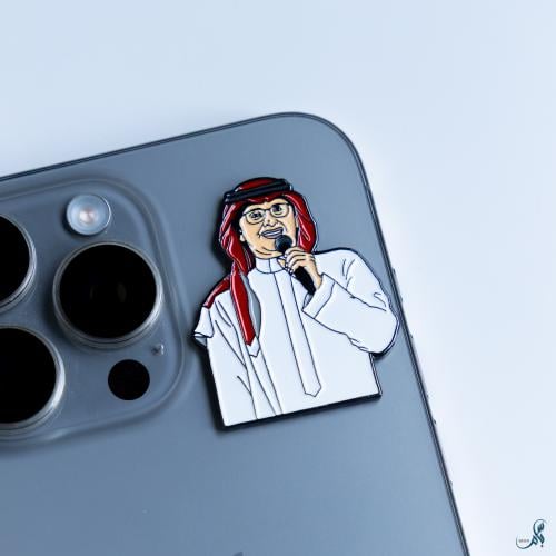 ملصق معدني عبدالمجيد عبدالله