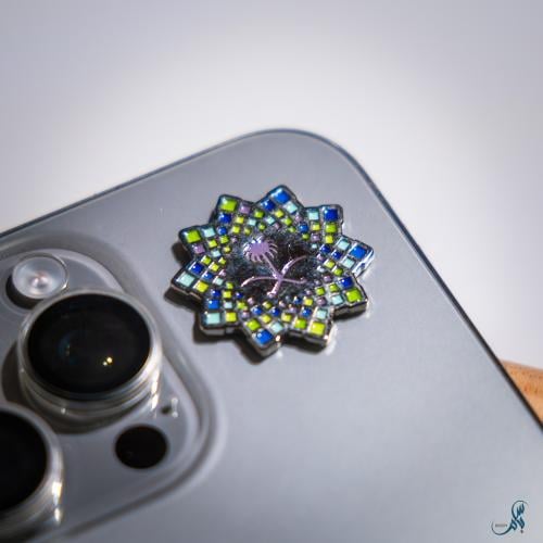 ملصق معدني رؤية 2030