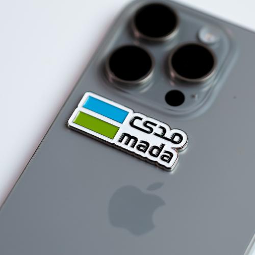 ملصق معدني مدى