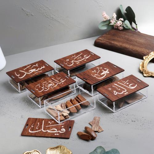 (6) علب ونوعين عود