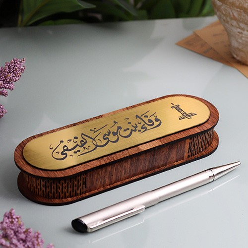 ختم قلم ألماني فاخر لون برونزي