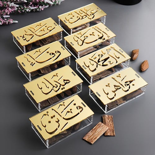 (8) توزيعات دهن عود + رقائق العود