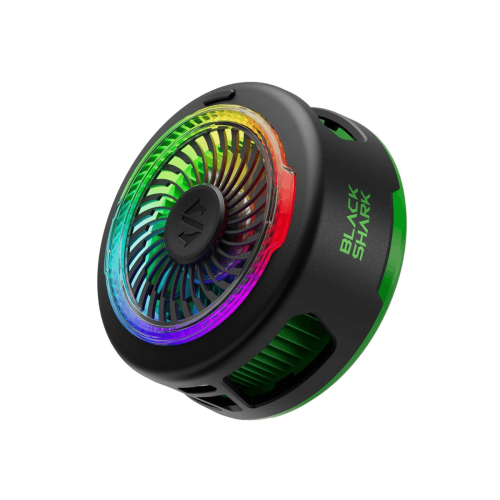 مبرد جوال بلاك شارك 6 بانارة RGB - أسود