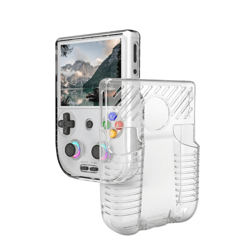 غطاء حماية شفاف لجهاز ANBERNIC RG406V مقاوم للصدما...