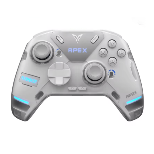 وحدة تحكم الألعاب flydigi apex 4 لاسلكية بشاشة مدم...