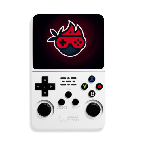 جهاز ألعاب محمول RG36 بسعة 64 جيجابايت - أبيض