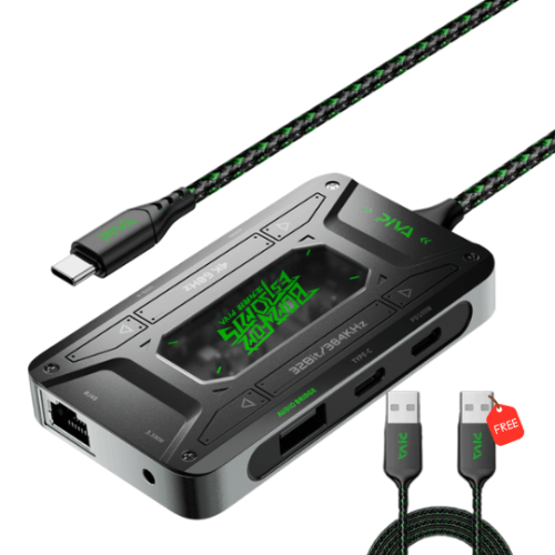 Piva DS7 Pro Adapter Type-c with 7 Ports and Ethernet