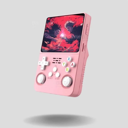 جهاز ألعاب محمول RG36 بسعة 64 جيجابايت - وردي