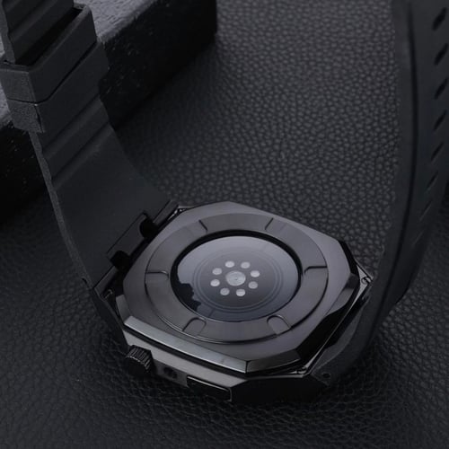 باتيك رويال سوار ساعة ابل فاخر أسود من بريمكس