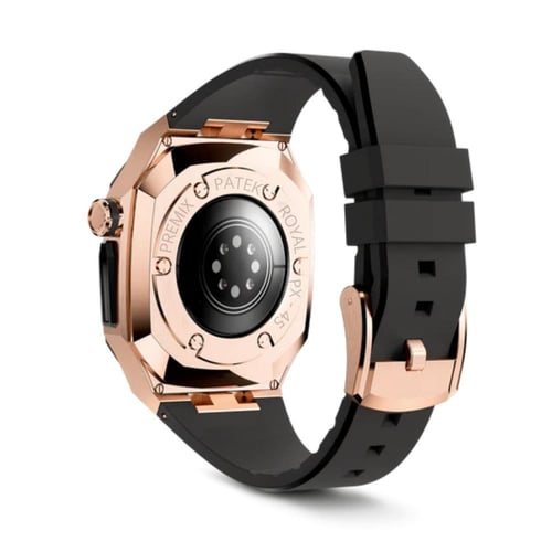 باتيك رويال سوار ساعة ابل فاخر أسود روز من بريمكس