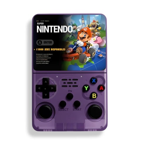 جهاز ألعاب محمول RG36 بسعة 64 جيجابايت - بنفسجي