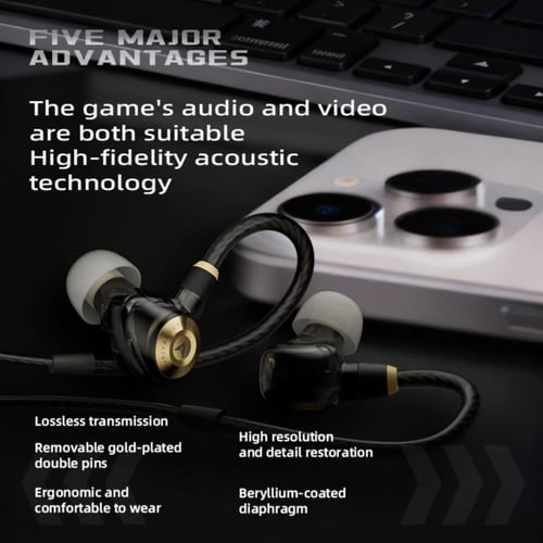 سماعة H8 من بيفا عالية الدقة بمدخل تايب سي