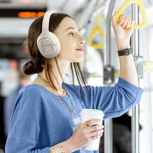 هايلو S35 سماعة راس لاسلكية - بخاصية عزل الضوضاء -...