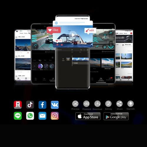 داش كام Z50 DDPAI أمامية و خلفية بدقة 4K