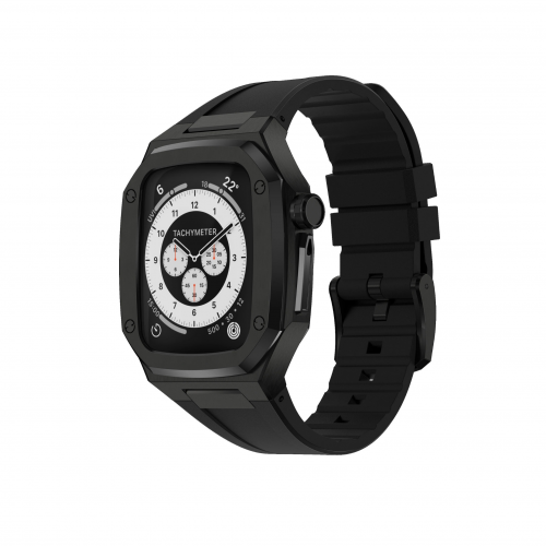 باتيك رويال سوار ساعة ابل فاخر أسود من بريمكس