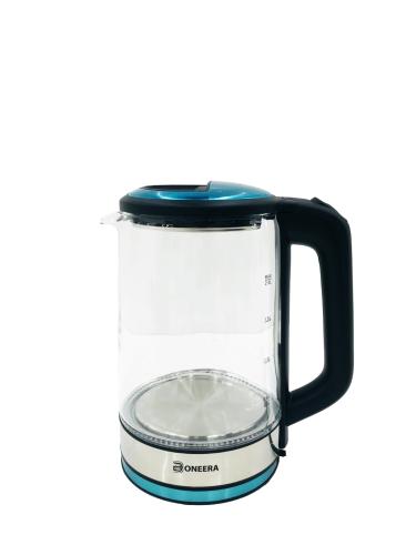 بونيرا غلاية كهربائية زجاجية ، سعة 1.8 لتر ، 220-2...