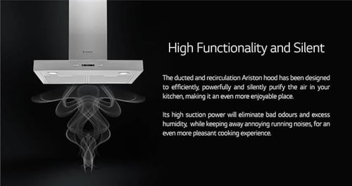 أريستون شفاط عامودي الخطوط مع فلتر كربوني ، 3 سرعا...