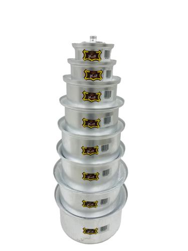 طقم حلل مصرى ٨ قطعه مطفي