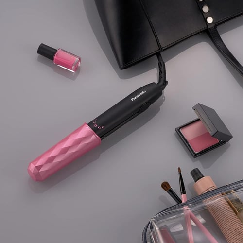 مكواة تسوية وتجعيد الشعر من السيراميك بحجم صغير وا...