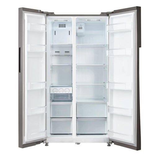 ميديا ثلاجة دولابي بابين ، مقاس 18 قدم، 510 لتر، ت...