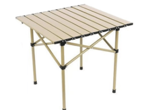 طاولة و 2 كرسي قابلة للطي للرحلات والتخييم