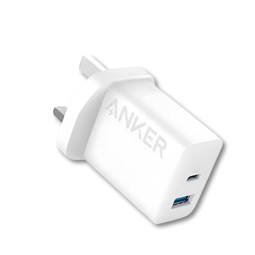 شاحن بيت (منفذين) مع كيبل (تيب سي) 20 واط (انكر)