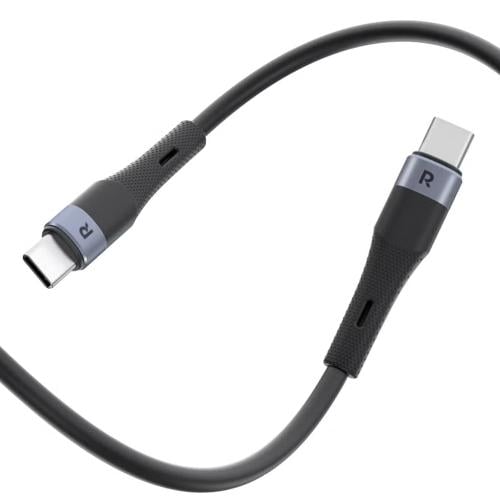 كيبل تيب سي (طرفين) 1.2 متر (رابر ) 60 واط (راف با...