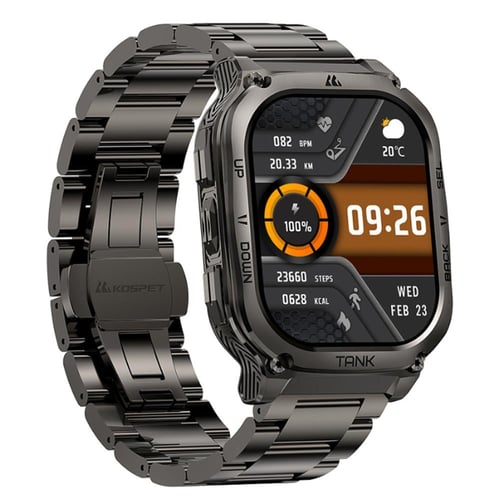 ساعة ذكية كوسبت تانك M3 (أسود) 1.96 إنش 22 مم (إصد...