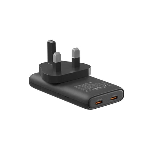 شاحن بيت نحيف 65 واط 2 منفذ PD (مور باور)