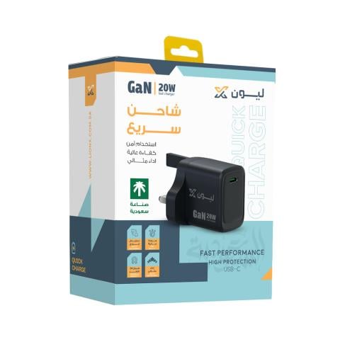 شاحن جداري ليون اكس 20 واط منفذ PD