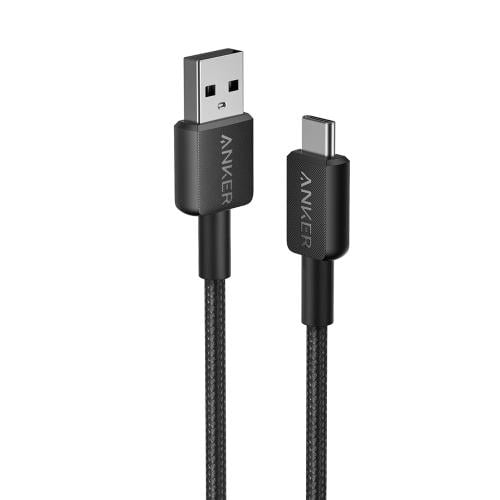 كيبل (تيب سي - يو إس بي) قماش ا متر (أنكر) - ضمان...