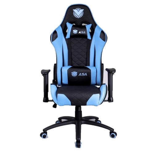كرسي ألعاب دايموند أزرق في أسود (ASA)