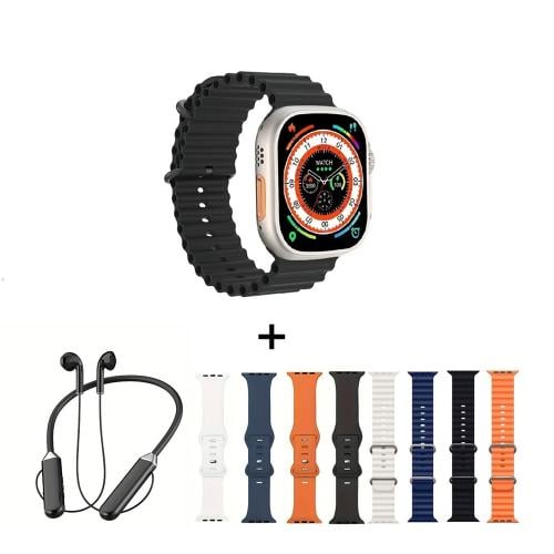 ساعة ذكية شبيهة ابل الترا (10 في 1) مقاس 49 مع سما...